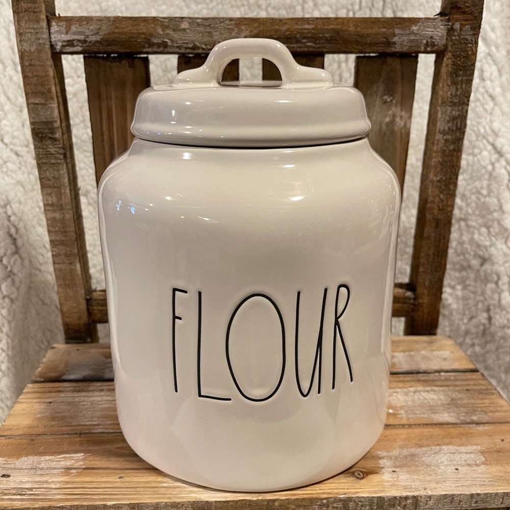 Rae Dunn Chubby Flour Canister